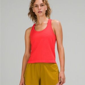Lululemon swiftly tank 2.0 race length in pink punch